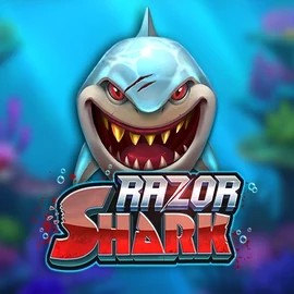 Razor Shark by Push Gaming, showcased at pelikaanicasinos.com – game logo